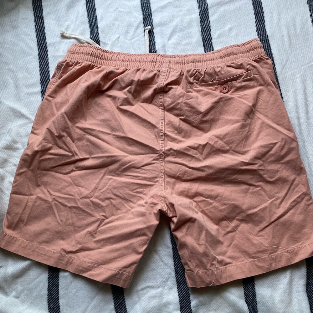 Men’s peach colored shorts